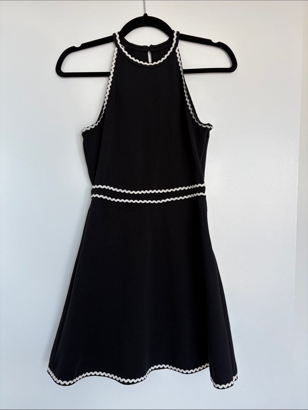 Black Hill House Billie Dress With White Trim